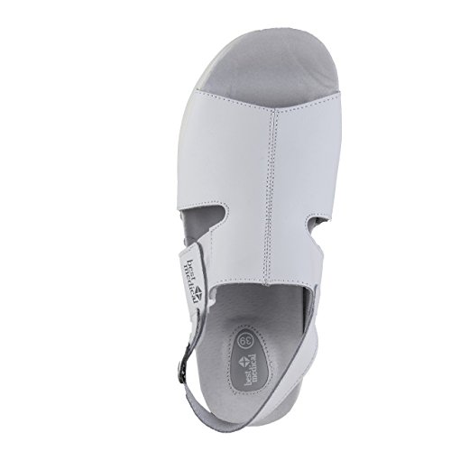 Best Medical Damen Berufssandale/-clog Weiß - 5