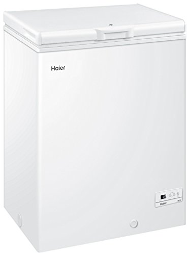 Haier HCE143R Autonome Coffre 146L A+ Blanc - Congélateurs (Coffre, 146 L, 13 kg/24h, SN-T, A+, Blanc)