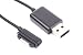Produktbild Magnet USB Ladekabel für Sony Xperia Z3 Smartphone , Sony Xperia Z3 Tablet , Sony Xperia Z2 Smartphone , Sony Xperia Z2 Tablet, Sony Xperia Z1 Smartphone , Sony Xperia Z Ultra XL39h , Sony Xperia Z1 Mini, Sony Xperia Z2 Mini - USB 2.0 Anschluss Adapter Anschluss Stecker Verbindung OTG ConnectionKit