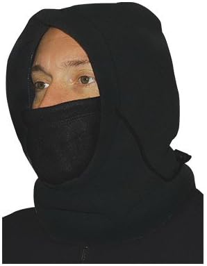 6IN1 BLK Fleece Hoodie by Hot Headz of America