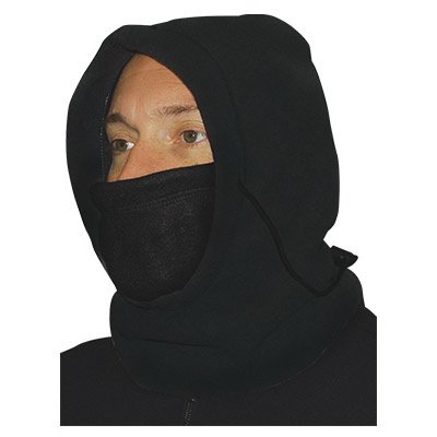 6IN1 BLK Fleece Hoodie by Hot Headz of America