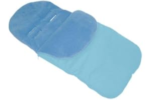 THELITTLES24 Universal Footmuff Fit Pushchair Buggy Stroller Pram Baby Cosy Toes Plain Colour Warm Winter Protection (Light Blue)