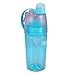 Produktbild LIOOBO Outdoor-Sport tragbare Kunststoff-Sprühnebel Wasser-Leck-Beweis-Flasche für Reisebüro (400ml, Sky Blue)