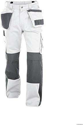 Dassy Seattle Work Trousers Pants White Grey Painters Decorators Short Reg Tall