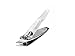 DMtse 6 x Metal Slanted Edge Nail Cutting Clippers Pedicure Manicure Tool Slanted Tip Metal Nail Clipper Cutter Pedicure Manicure Tool