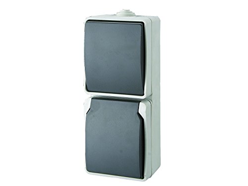 Preisvergleich Produktbild FEUCHTRAUM KOMBI SCHALTER / STECKD. SENKR