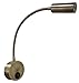Produktbild Leselampe, 12 V, LED, flexibler Schwanenhals, für Wohnwagen, Boot und so weiter, bronzefarben