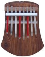 HUGH TRACEY 8-note African-shaped Kalimba Board with Pickup - KBB008E