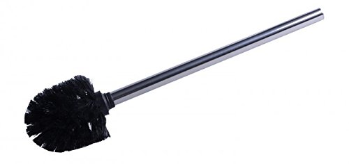 WELLGRO® Edelstahl WC-Bürste schwarz - Ersatz Toilettenbürste - Klobürste - Bürste - Ersatzbürste - Ersatztoilettenbürste