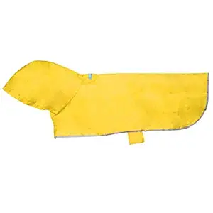 RC Pet Products Packable Dog Rain Poncho, Sunshine (Small)