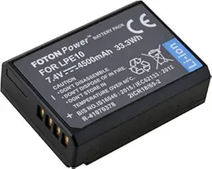 FOTON POWER 4500 mAh LP-E10 Rechargeable Lithuim ion for Digital Camera Battery