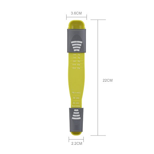 Uten Messlöffel Dosierlöffel, Einstellbarer Kaffeelöffel Teelöffel, Ideal für Küche und Kochen, Eiweiß, Pulver, Gewürz, Medizin - 7