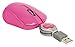 Produktbild Sweex Mini Reise Maus wired Kabel Aufroller einziehbar Mouse Pc Laptop etc pink rosa