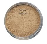 SUNNY SAFFRON Mineral foundation Full Cover Makeup 5g Powder Jar Natural Finish Soft Glow Cover Acne Rosacea Redness BUY 2 GET ONE FREE