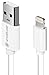 Produktbild Simplecase Premium Ladekabel Lightning auf USB 3.0 , 1 Meter (1M/ 3.3ft) zertifiziert von Apple, Unterstützt Synchronisieren & Quick-Charge-2.0 Aufladen,  Datenkabel USB Kabel/ Aufladekabel für Apple iPhone und Apple iPad - Weiß