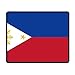 Produktbild Whecom Philippines Beautiful Flag Non-Skid Personalized Designs Gaming Gaming Mauspad Black Cloth Rectangle Mousepad Art Natural Rubber Mouse Mat with Stitched Edges 9.8x11.8 Inch