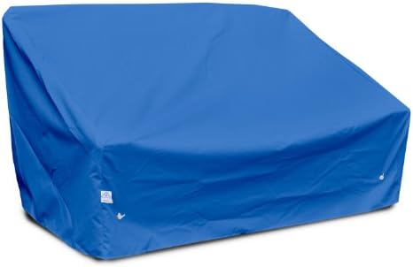 KoverRoos Weathermax 09550 Deep Highback Loveseat/Sofa Cover, 60-Inch Width by 35-Inch Diameter by 35-Inch Height, Pacific Blue