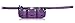 Hairdressing Equipment Scissor Toolbelt Pouch Tool Bag (Purple)