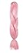 American Dream Dreadlocks and Creative Styling Kanekelon Regular Braid for Hair Extensions, Colour Pink