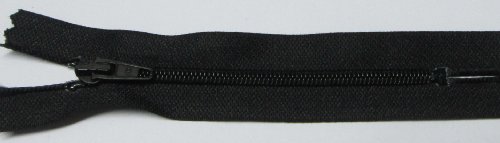 Reißverschluß Kunststoff nicht teilbar 10 cm schwarz