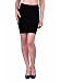 Thick Fold Strap Mini Skirt , NG71029-Black RS.330.00