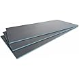 Tile Backer Board - 1200x600mm - 6mm 10mm 20mm - Waterproof Wetroom Bathroom Kitchen Thermal Insulation Underfloor Heating (Thickness 6mm)
