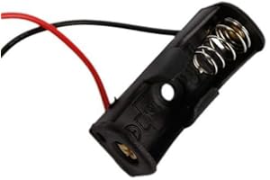 CABLEPELADO Support de batterie plat avec câble de 200 mm - Tension totale : 12 V (12 V par pile) - Convient pour 1 pile A23 8LR932 MN21 V23GA LR23