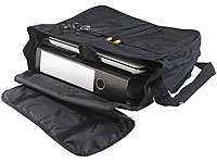 PEARL Lässige Umhänge-Tasche mit gepolstertem Notebook-Fach bis 14″ - 4