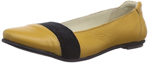 Fly London Fit, Women's Ballet Flats, Mustard, 7 UK