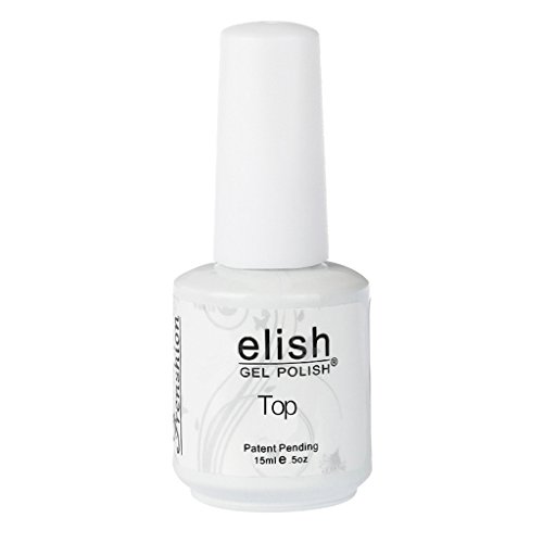 Frenshion 15ML Esmaltes de Uñas Semi Permanente Gel Polish Soak Off UV LED Nail Art Manicura Duradero Top Coat
