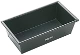 pan de molde bimbo sin gluten Para pan Kitchen Craft Molde Rectangular Pan, Acero, Negro, 21 x 11 cm