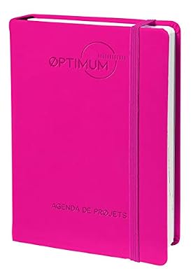 Quo Vadis Optimum CARNET 21 PROJETS avec élastique 15x21cm Rose