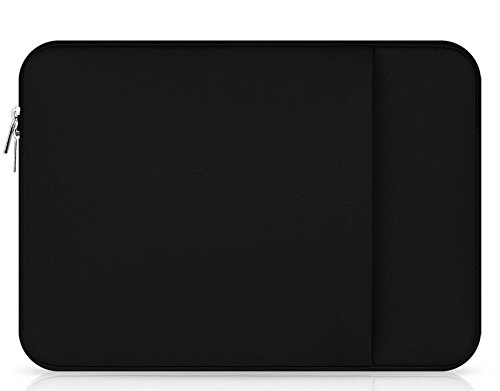 Hosaire Laptop Tasche Mode Rechteck Computer Carrying Bag Tasche für Laptop/Tablet/Notebook/Ultrabook mit Bildschirmdiagonale 15.6 Zoll,Schwarz - 8