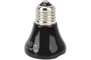 Bombilla de calor de cerámica para reptiles, minilámpara de calor infrarrojo para anfibios, para lagartos y reptiles, 220 V-240 V