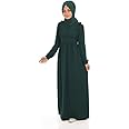 Muslim Closet® Abaya for Young Girls Age Below 14 Years | Kids Abaya with Ruffled Design over chest | Baby Girl Burqa Design (MC-KRFL001)