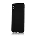 Produktbild MC24 Premium Hülle "Ultra Thin Case" kompatibel mit iPhone XR (6,1") - Transparente dünne Schutzhülle, leichtes blickdichtes Slim Backcover - passgenauer Bumper mit Kamera-Schutz in solid Black