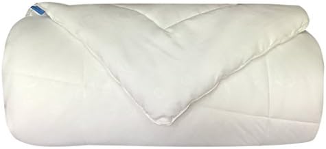 EONSHINE Handmade Luxurious Environmental Down Alternative Quilt Comforter, Super Soft Microfiber Filled Duvet (Full Size- summer, White)