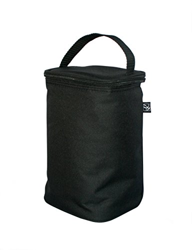 JL Childress Tall Two Cool 2 Bottle Cooler for Newborn and Above (Black)