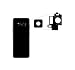 Produktbild RepairMedia-Shop RM Für Samsung Galaxy S8 Kameralinse Kamera Objektiv Glas Scheibe Lens Scheibe mit Rahmen Linse Midnight Black Tief Schwarz Ersatzteil RM