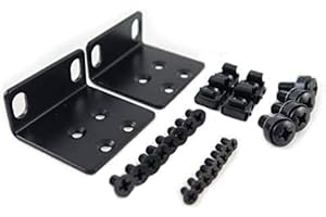 RW RoutersWholesale - 1U Rack Mount Kit Compatible with (420-10005-01) - Secure Mounting for Networking Devices