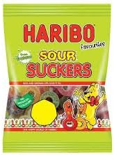 Haribo Sour Suckers (80g x 5)