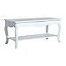Produktbild Mesa de Centro de Salón y Comedor tipo Mesita de Café Auxiliar con Estantería – MDF y Madera de Paulownia – 94 x 44 x 42cm