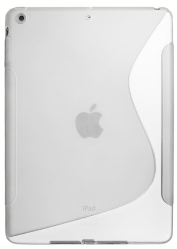 mumbi S-TPU Schutzhülle iPad Air Hülle transparent weiss (passt NICHT mit Smart-Cover) - 5