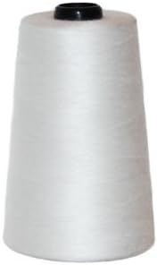 Overlocking Thread - 4 x 5000 Yard Spool - Polyester - White