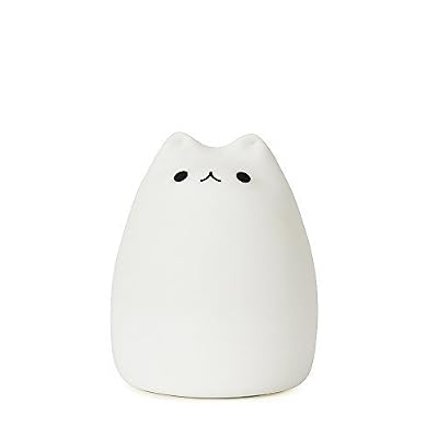 Angelof Lampes D'ambiance Angelof USB Chat De Silicone Led "Enfants Animaux Veilleuse" Soft Dessin Animé BéBé Lampe