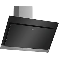 Bosch DWK97HM60 Hotte aspirante/Série 4 hotte de mur / 90 cm/hotte-design-oblique/noir. noir