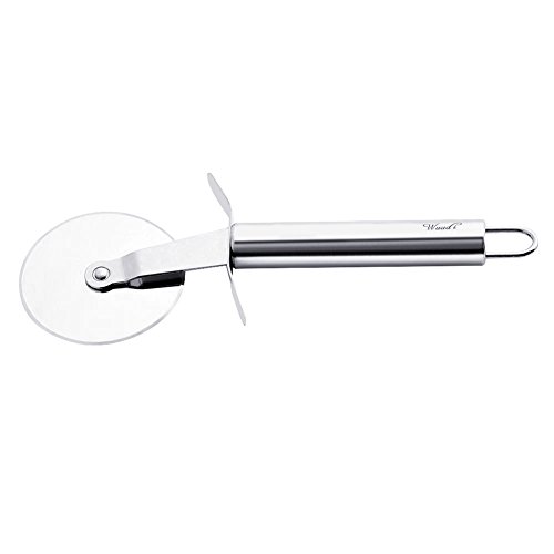 wuudi Dual Edelstahl 304 Pizzaschneider Hartschale Grip Messer (rutschfest) (2pack) - 7