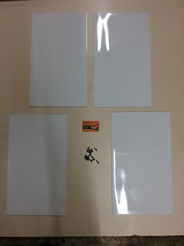 Motorsportandaccessories RALLY MUDFLAPS WHITE 500mm x 300mm 3MM PVC - MSA RALLY MUDFLAPS