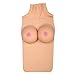 Produktbild TTHU High Collar Collar Halter Halter Solid Breasts D/E Cup Silicone Male Fake Breasts 2700g beige