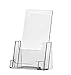 Produktbild Klar Acryl Prospekthalter mit Visitenkartenhalter,